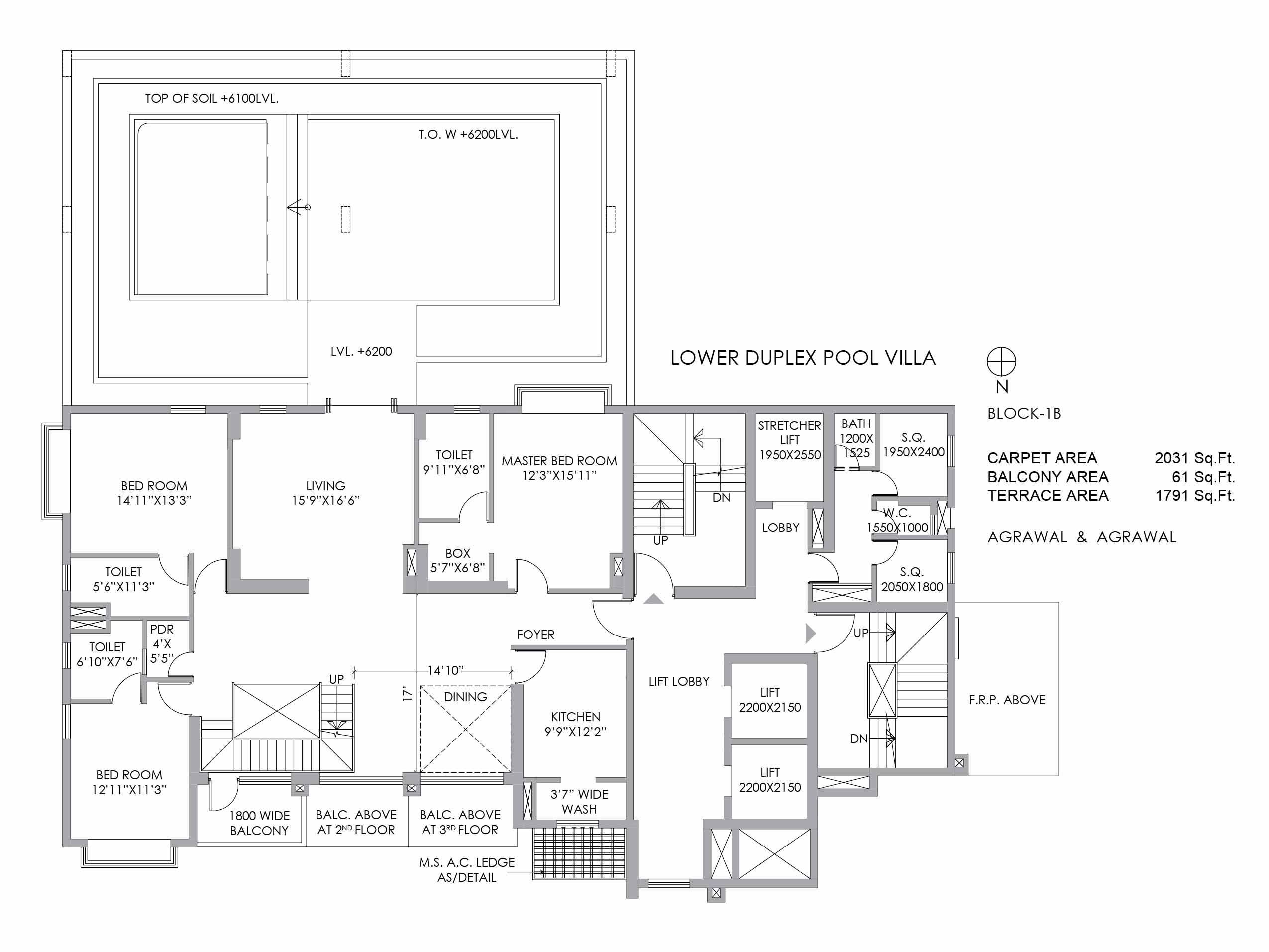 LOWER DUPLEX POOL VILLA