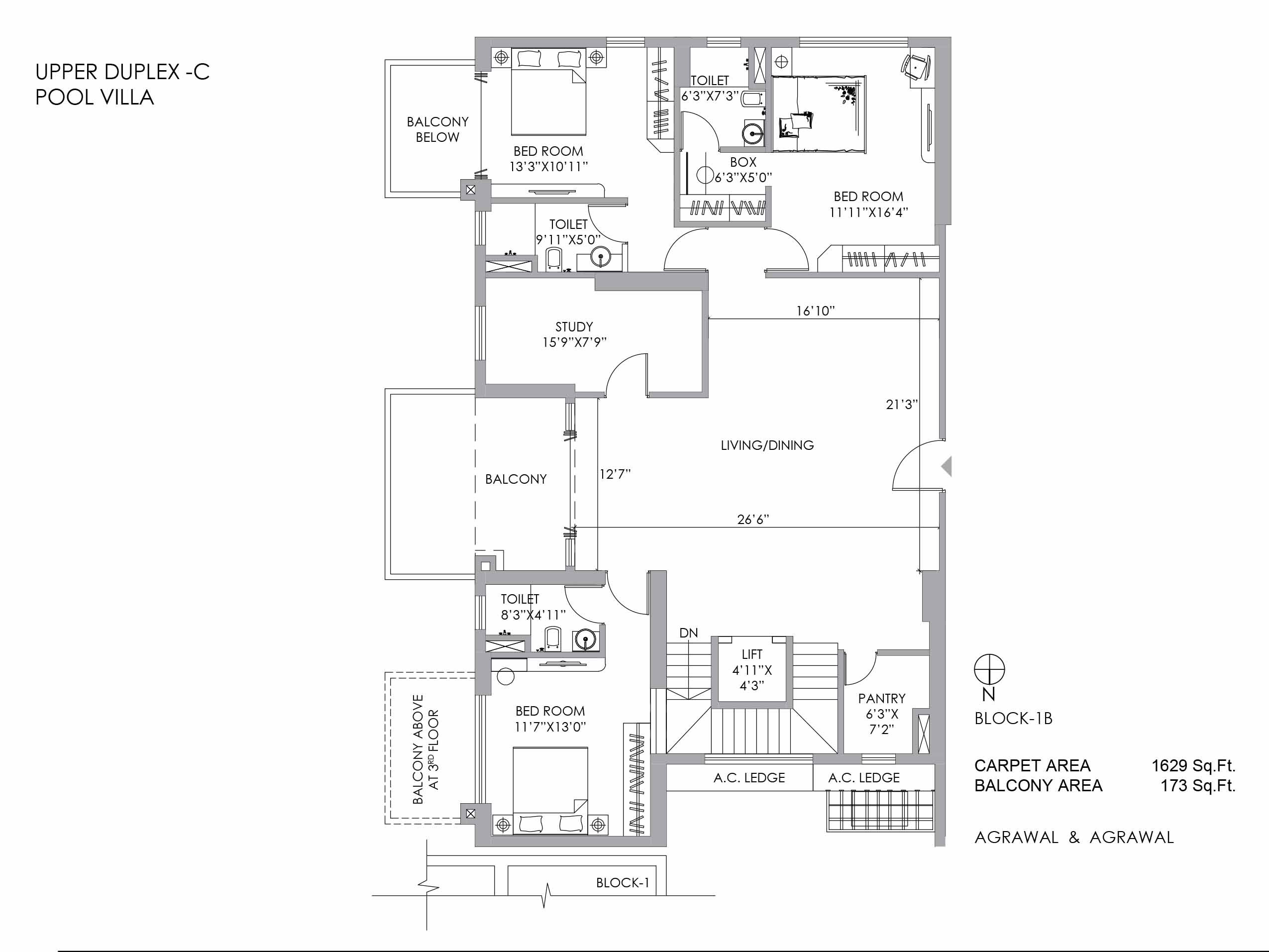 UPPER DUPLEX -C