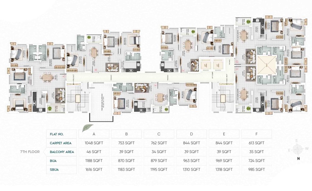 7TH FLOOR PLAN