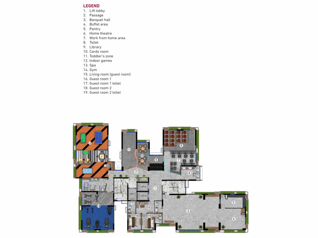 First Floor Club Plan