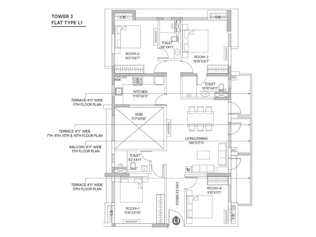Tower3-Flat-Type-L1